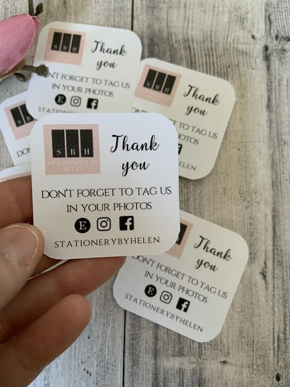 custom business customer thank you card print Design 3