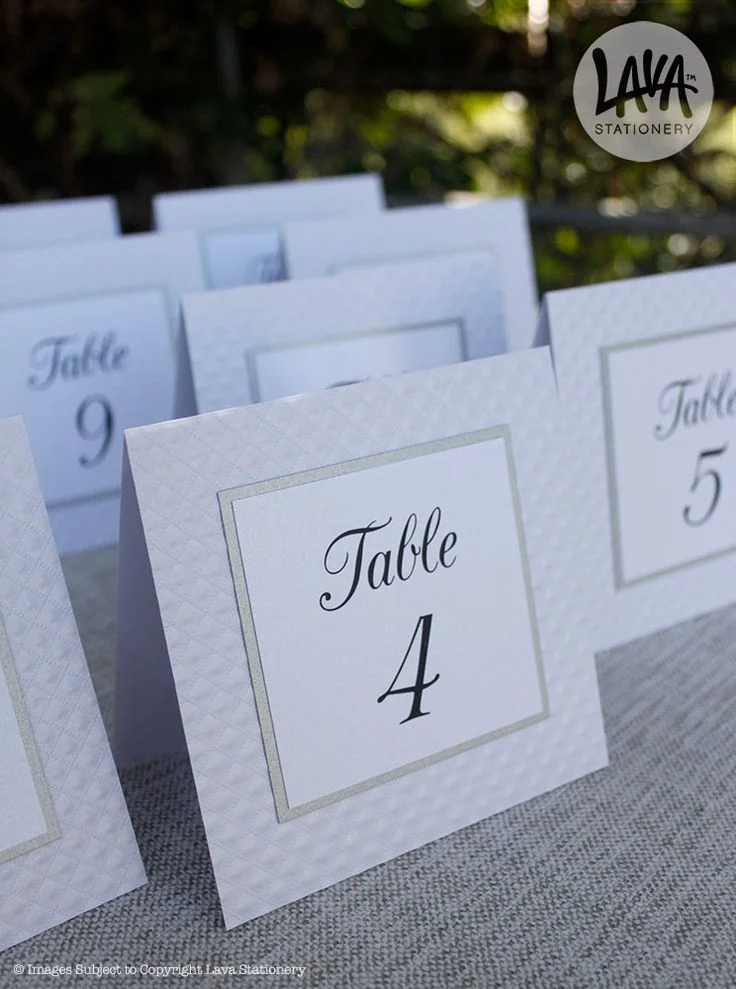 Event Table Tags Tent Cards Printing - High Quality Digital Printing Services Lagos Nigeria Event Table Tags Tent Cards - Professional Event Table Tags Tent Cards Services in Lagos Nigeria