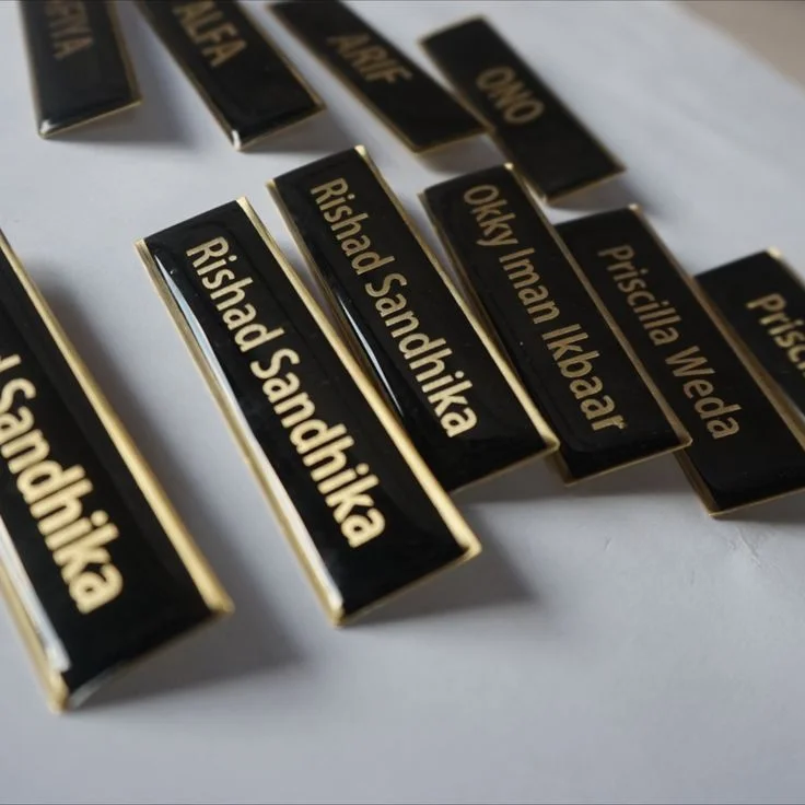 custom magnetic name tag print Design 2
