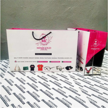 Best Quality Branded custom A3 Gift Paper Bag Design & Printing in Lagos Nigeria