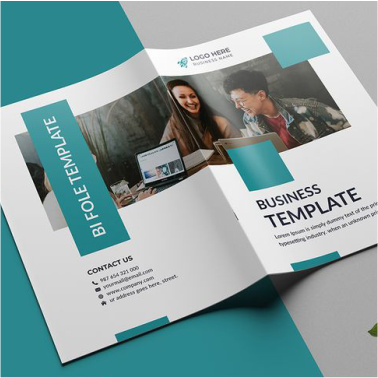 Best quality business marketing A4 bi-fold brochure catalogue design and printing in Lagos abuja Nigeria