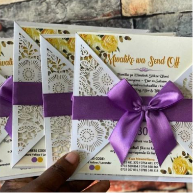 custom quality wedding marriage wedding invitation card design and printing in lagos nigeria