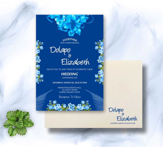 custom quality wedding marriage wedding invitation card with fully customized envelope design and printing in lagos nigeria