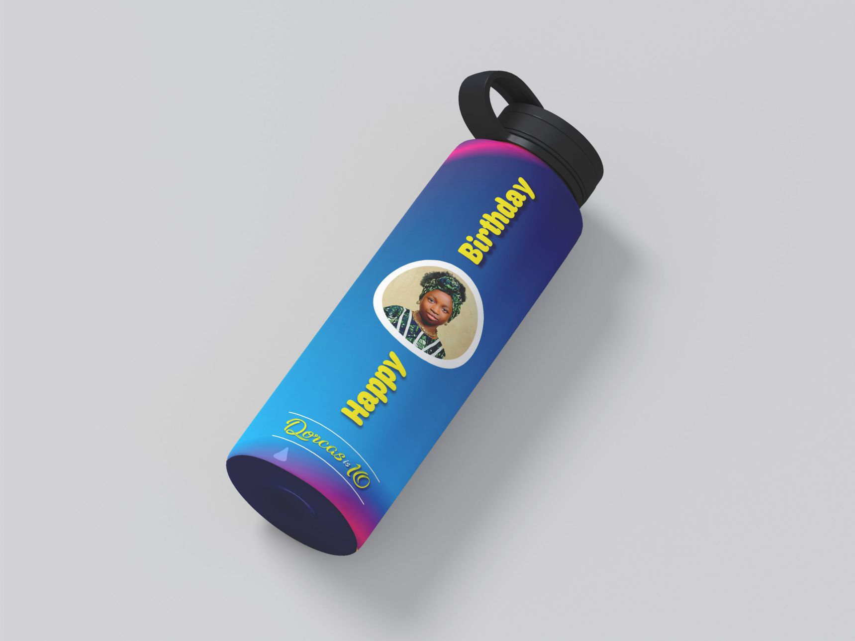 quality custom birthday water bottle design & printing in lagos, abuja nigeria